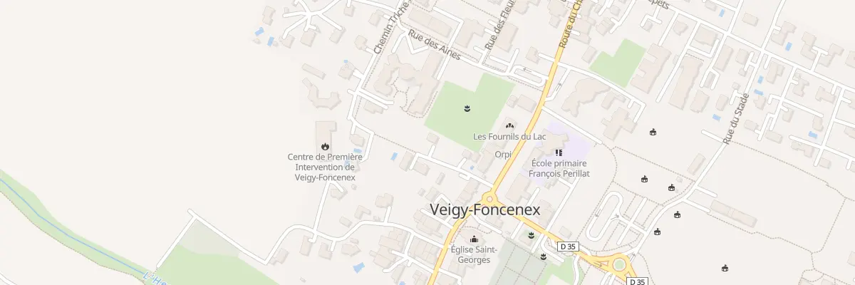 Plan du 9D Che Triche Lebeau à Veigy-Foncenex