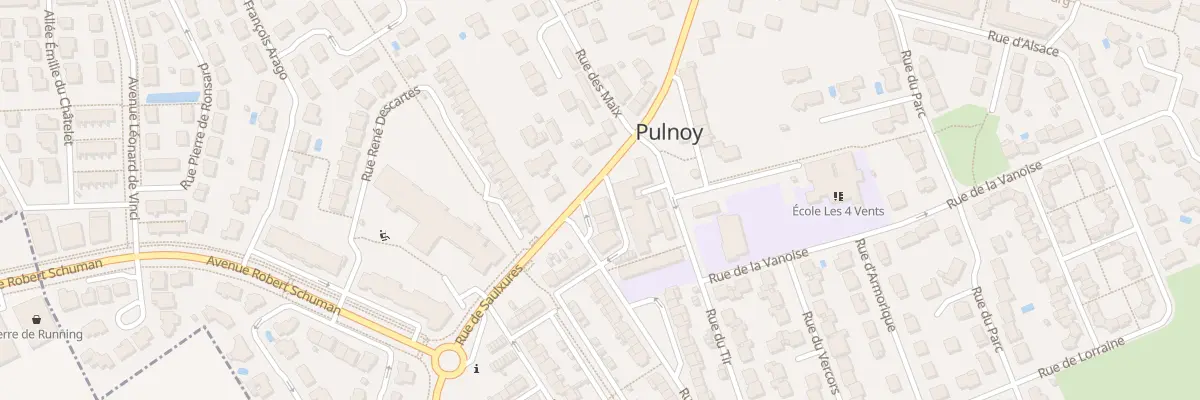 Plan du 1 Rue Albert Lebrun à Pulnoy