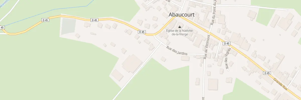 Plan du 3 Rue de Nomeny à Abaucourt