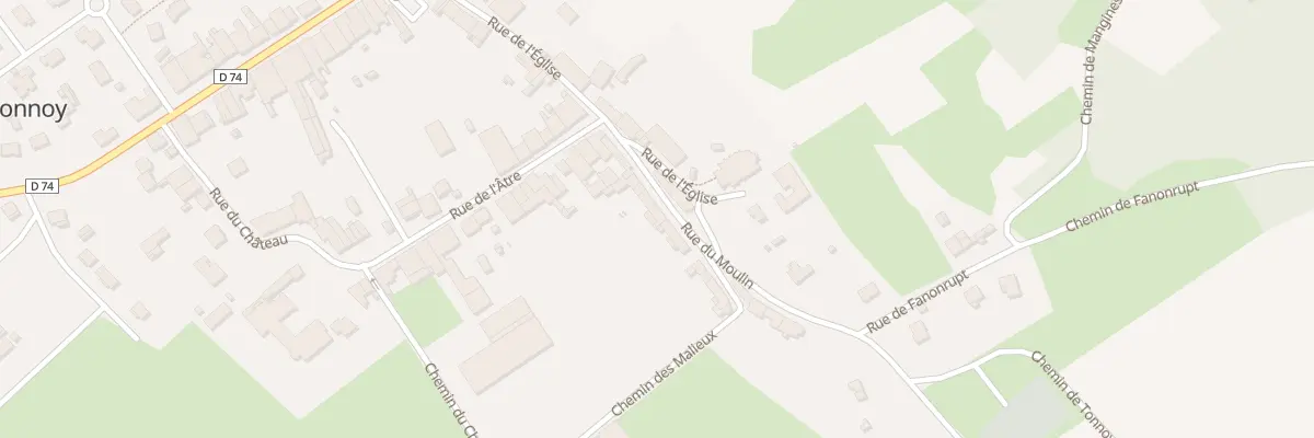 Plan du 10 Rue du Moulin à Tonnoy