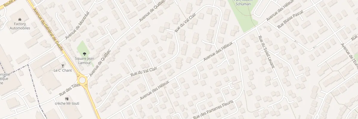 Plan du 26 Rue du Val Clair à Seichamps