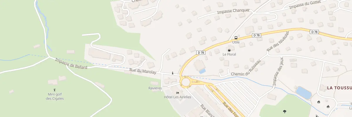 Plan du 115 Rue des Chasseurs Alpins à Fontcouverte-la-Toussuire