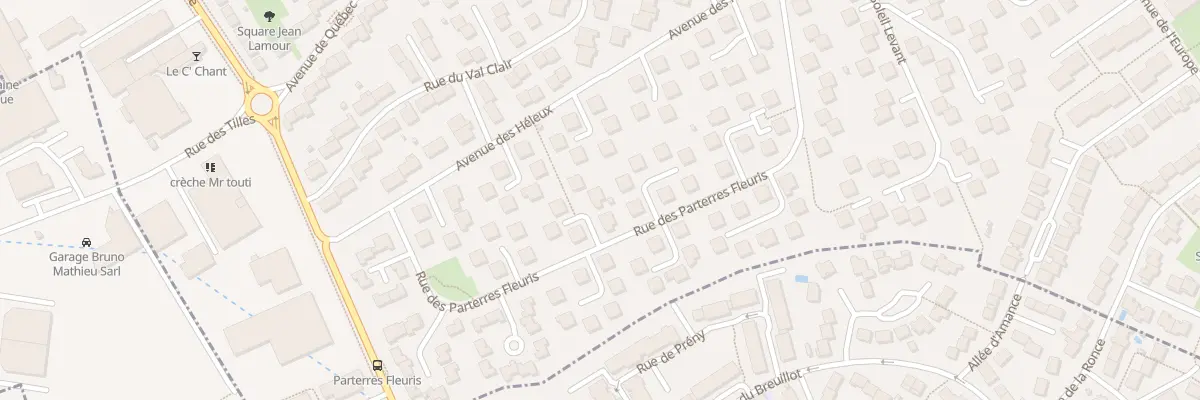 Plan du 19 Rue des Parterres Fleuris à Seichamps