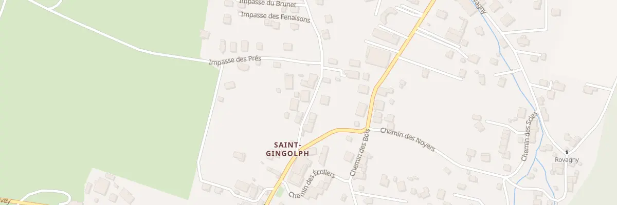 Plan du 470 Rte de St Gingolph à Giez