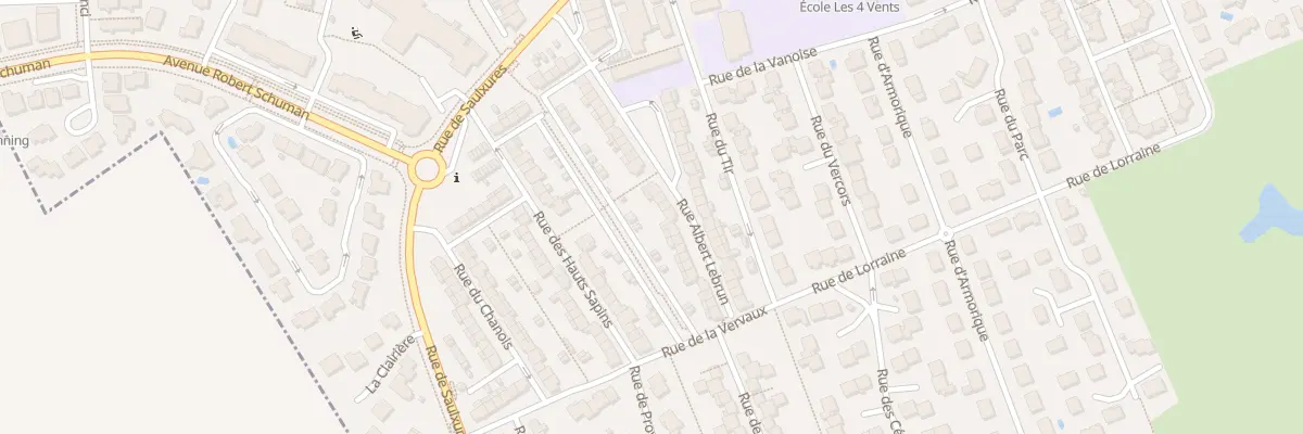 Plan du 38 Rue Albert Lebrun à Pulnoy