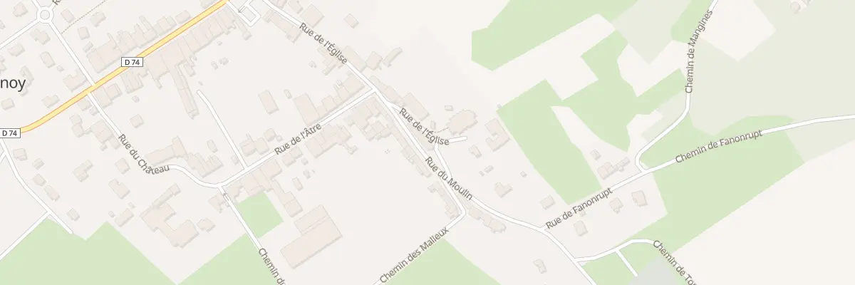 Plan du 26 Rue de l’Eglise à Tonnoy