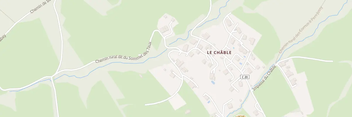 Plan du 499 Rte du Chable à Pers-Jussy