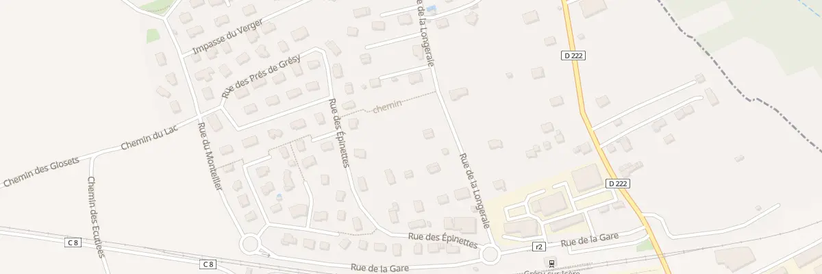 Plan du 474 Rue de longeraie à Grésy-sur-Isère