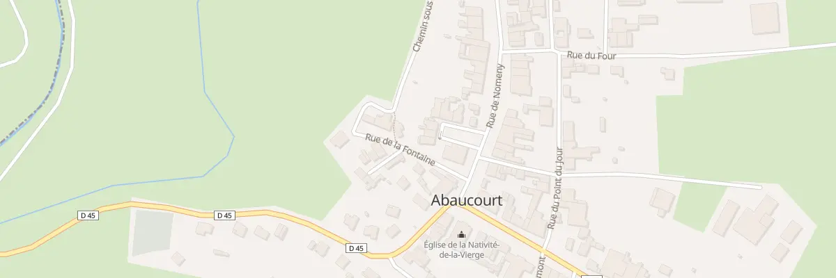 Plan du 8 Rue de Nomeny à Abaucourt