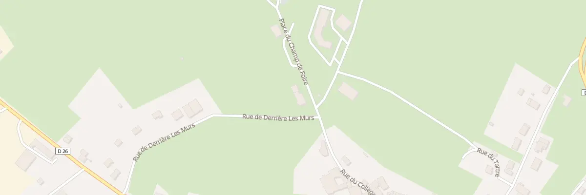 Plan du 1 Pl du Champ de Foire à Montbozon
