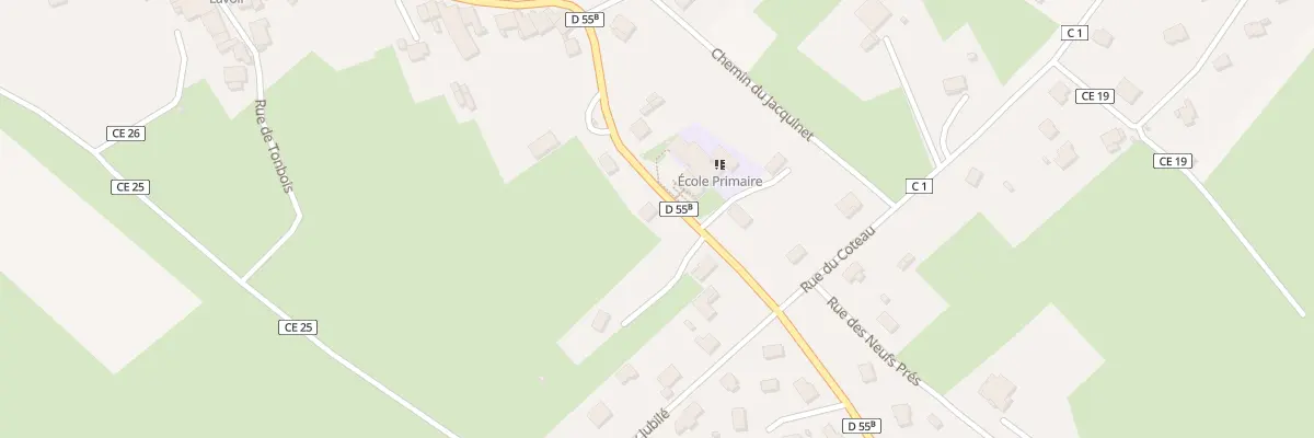 Plan du 26 Rue de la Mairie à Florémont