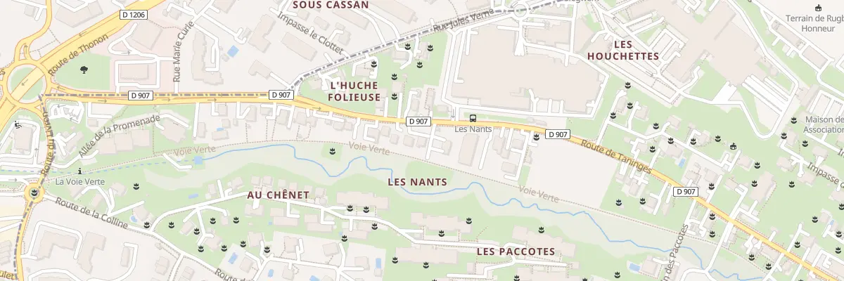 Plan du 34 Rte de Taninges à Vétraz-Monthoux