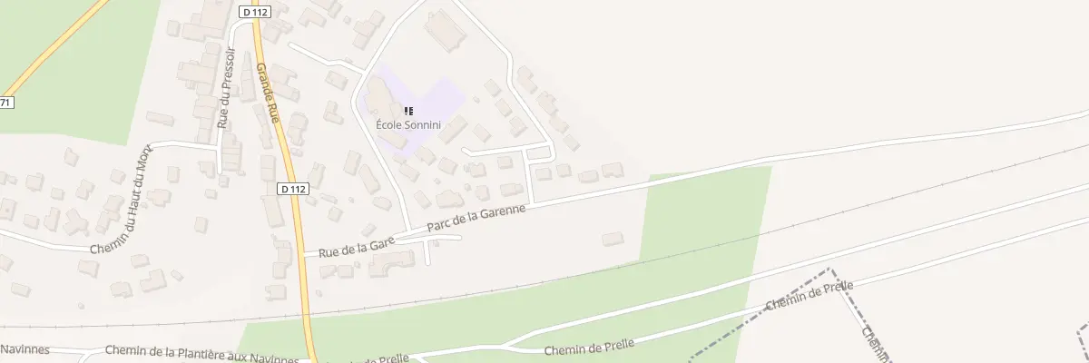 Plan du 11 Parc de la Garenne à Ville-en-Vermois