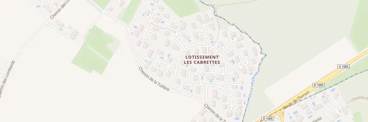 Plan du 360 Lot Les Cabrettes à Veigy-Foncenex