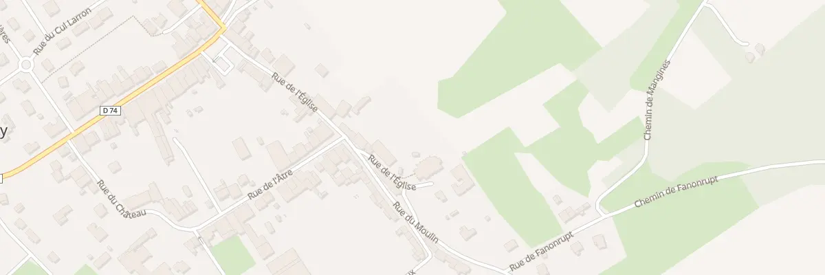 Plan du 19 Rue de l’Eglise à Tonnoy