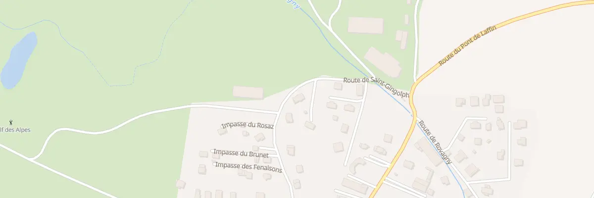 Plan du 9001F Rte de Saint-Gingolph à Giez