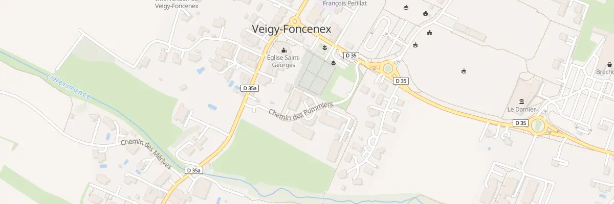 Plan du 132 Che des Pommiers à Veigy-Foncenex