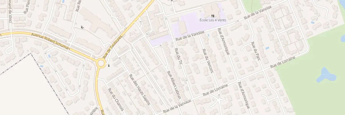 Plan du 21 Rue Albert Lebrun à Pulnoy