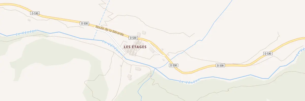 Plan du 5070 Les Etages à Saint-Christophe-en-Oisans