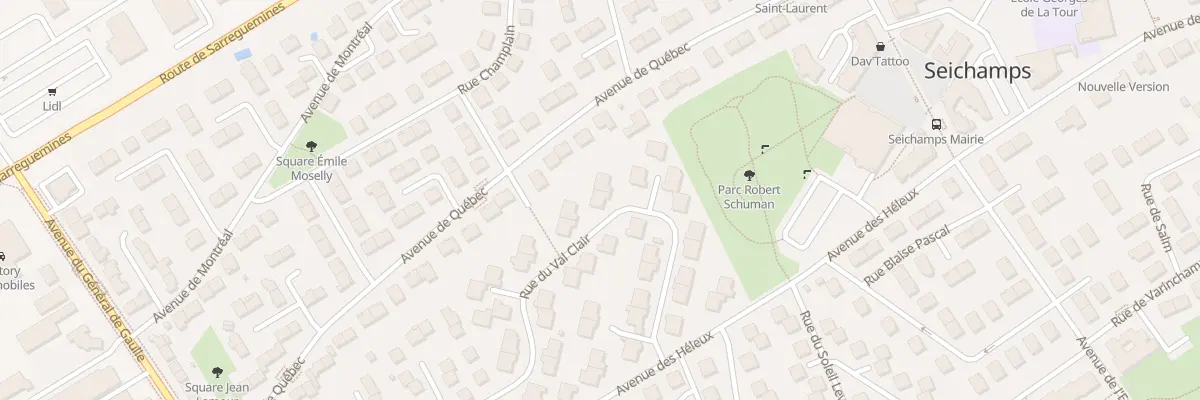 Plan du 37 Rue du Val Clair à Seichamps