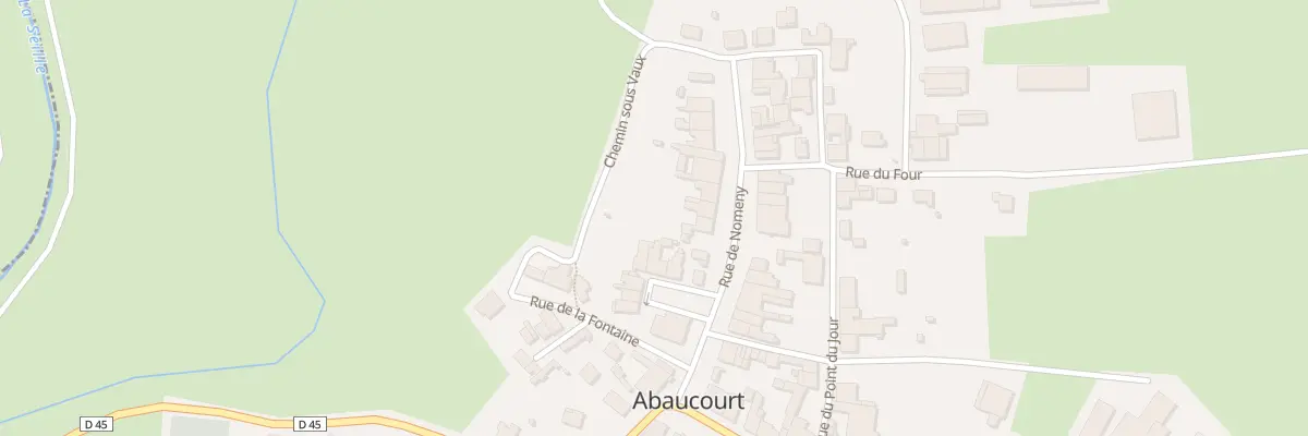 Plan du 22 Rue de Nomeny à Abaucourt