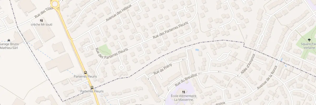 Plan du 68 Rue des Parterres Fleuris à Seichamps
