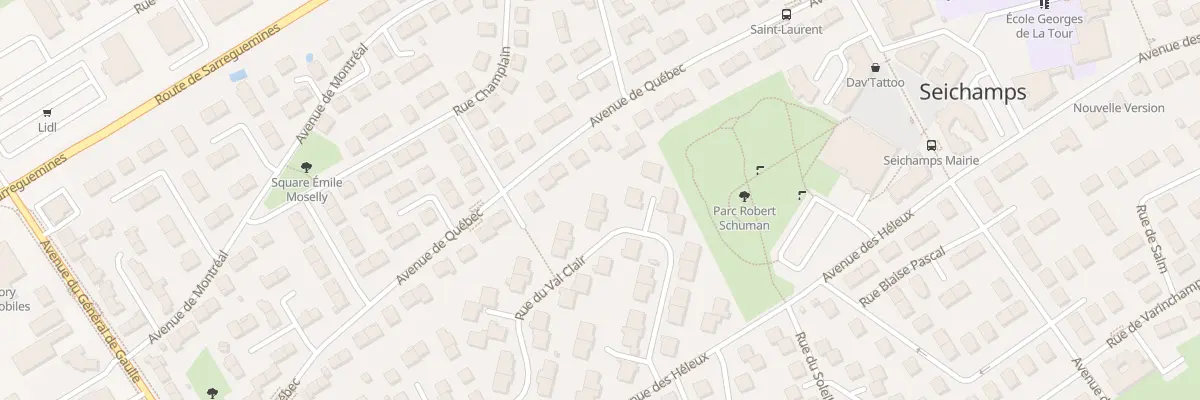 Plan du 39 Rue du Val Clair à Seichamps