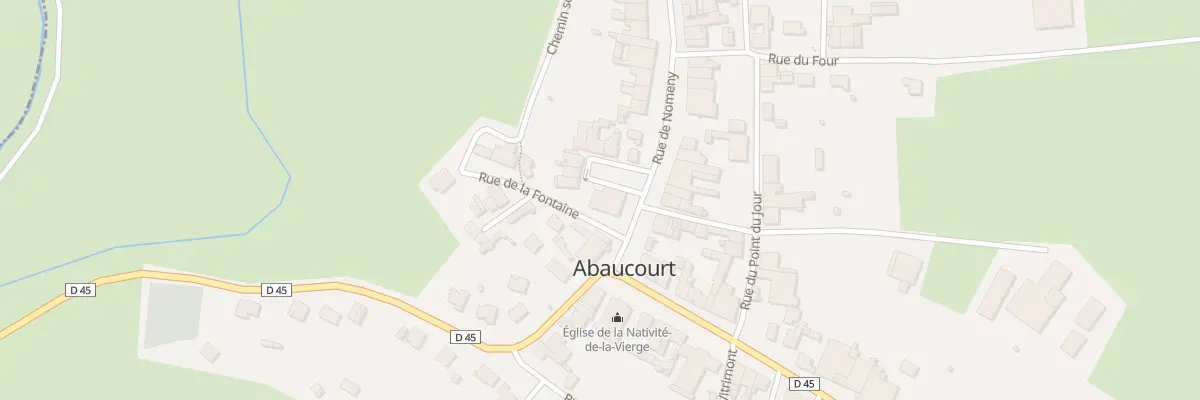 Plan du 6B Rue de Nomeny à Abaucourt