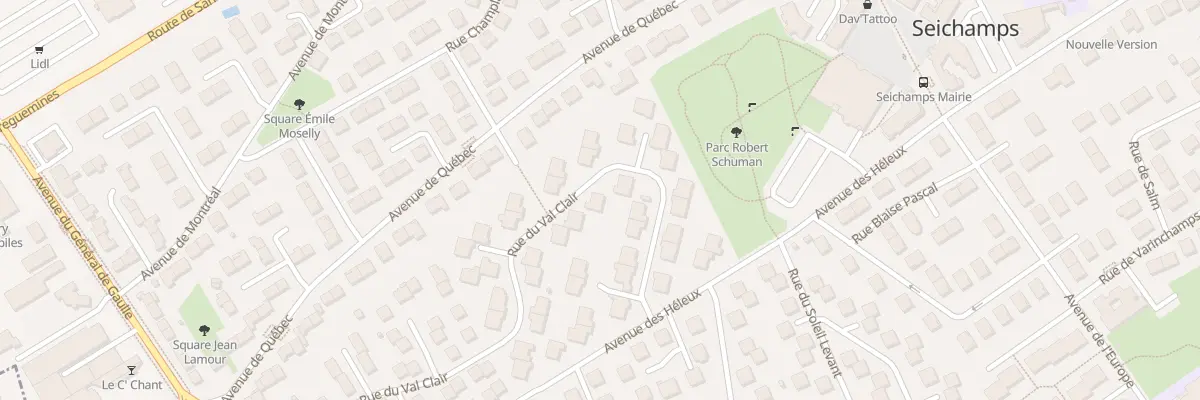 Plan du 40 Rue du Val Clair à Seichamps