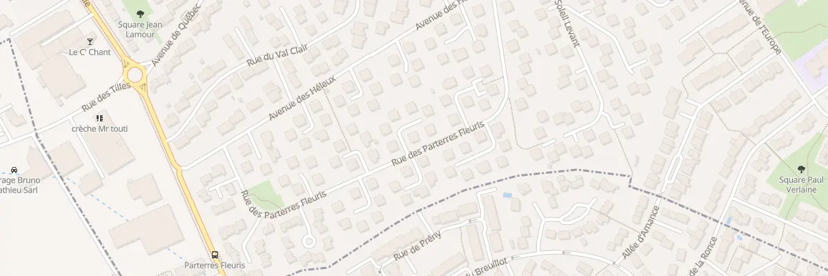 Plan du 35 Rue des Parterres Fleuris à Seichamps