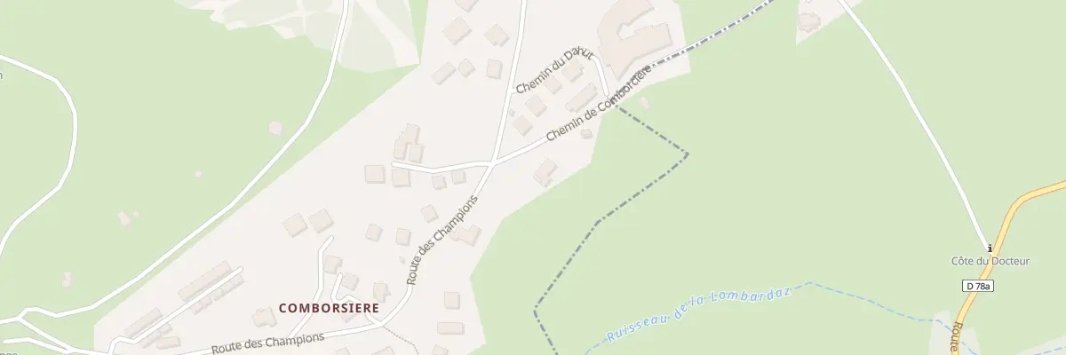 Plan du 665 Rte des Champions à Fontcouverte-la-Toussuire