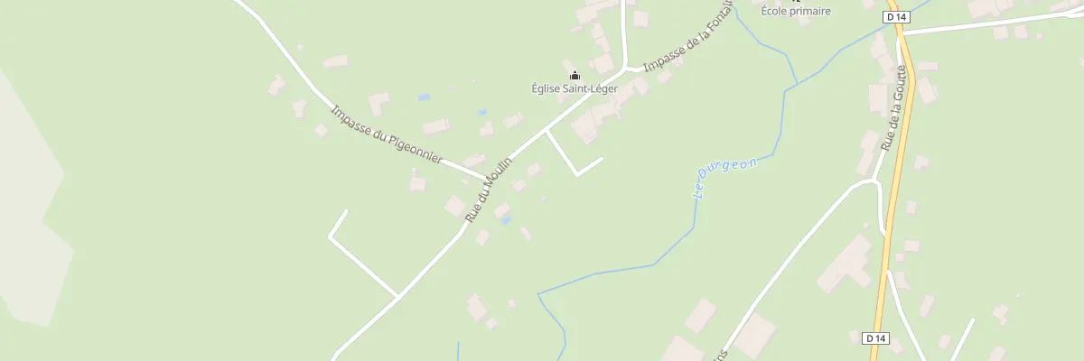 Plan du 9 Rue du Moulin à Mailleroncourt-Charette