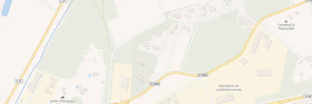 Plan du 119 Che de la Farigoulette à La Londe-les-Maures
