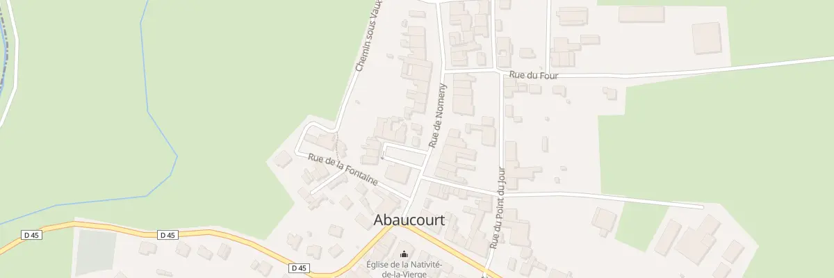 Plan du 18B Rue de Nomeny à Abaucourt