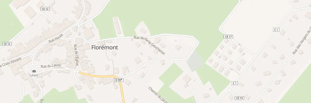 Plan du 12 Rue du Rang Gauchenot à Florémont