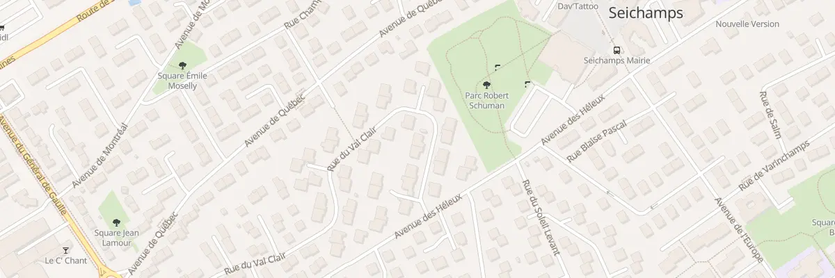 Plan du 44 Rue du Val Clair à Seichamps