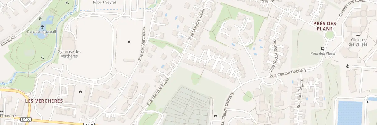 Plan du 4 Rue gabriel fauré à Ville-la-Grand