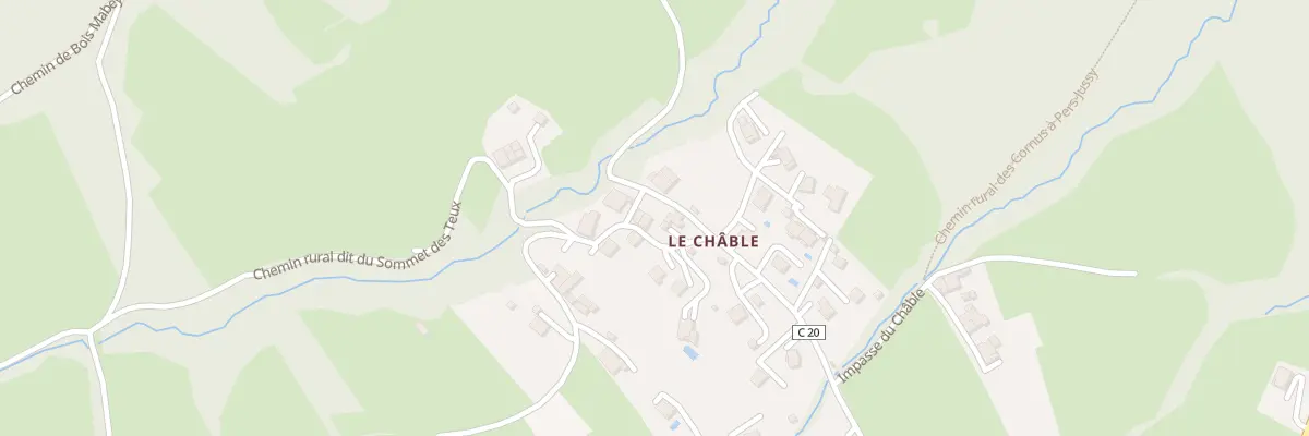 Plan du 370 Rte du Chable à Pers-Jussy