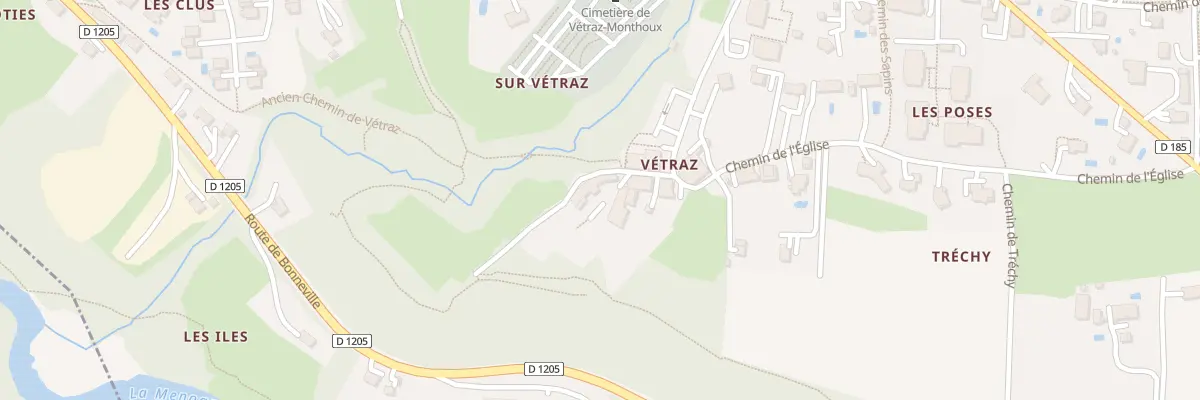Plan du 2 Pl de l’Église à Vétraz-Monthoux