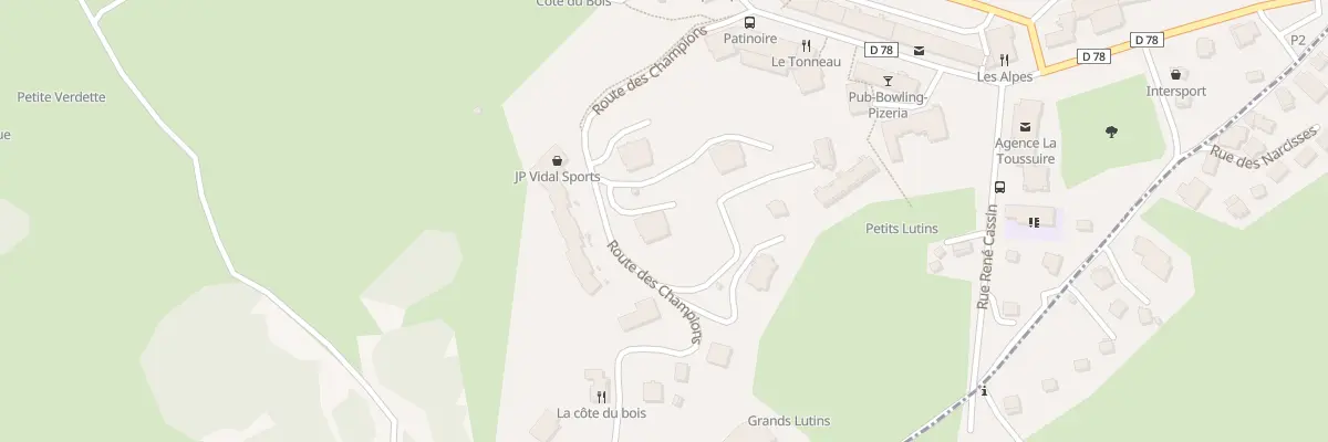 Plan du 18 Imp des Tours à Fontcouverte-la-Toussuire
