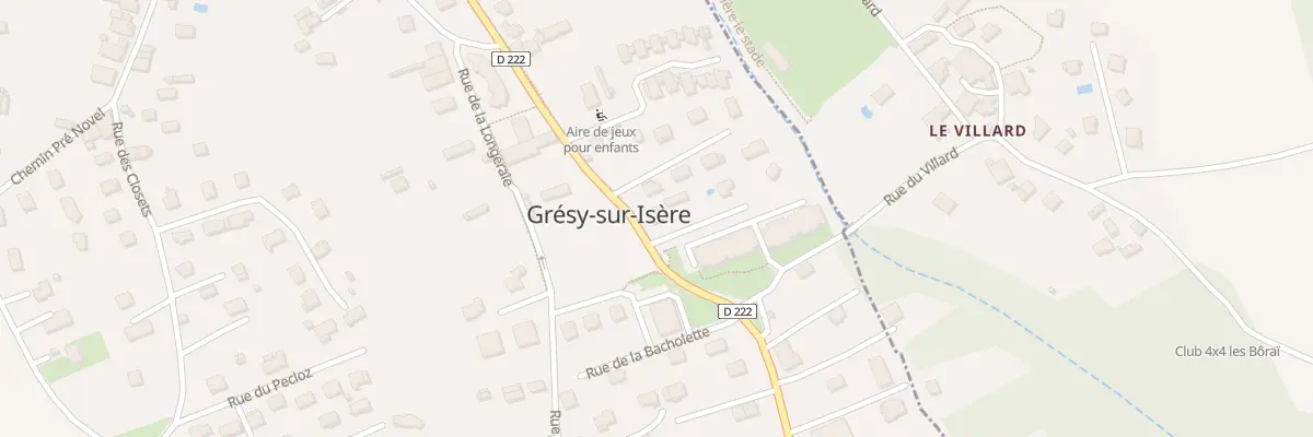 Plan du 321 Av Louis Blondin à Grésy-sur-Isère