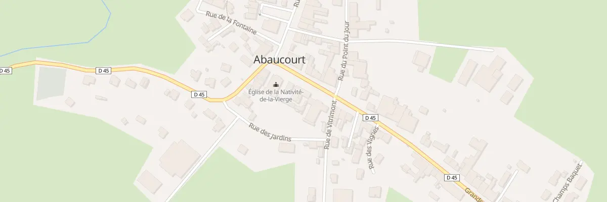 Plan du 3 Rue Grande Rue à Abaucourt