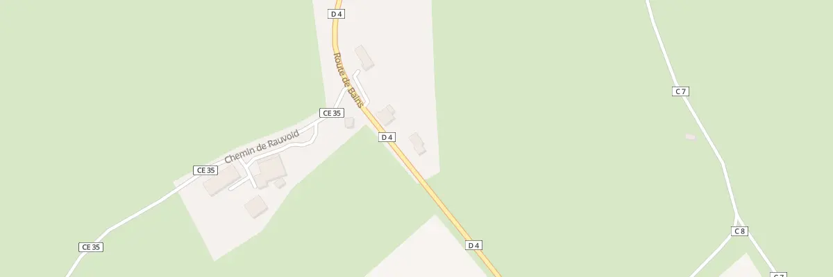 Plan du 463B Rte de Bains à Harol