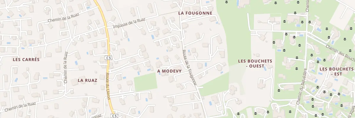 Plan du 57 Rte de la Fougonne à Vétraz-Monthoux