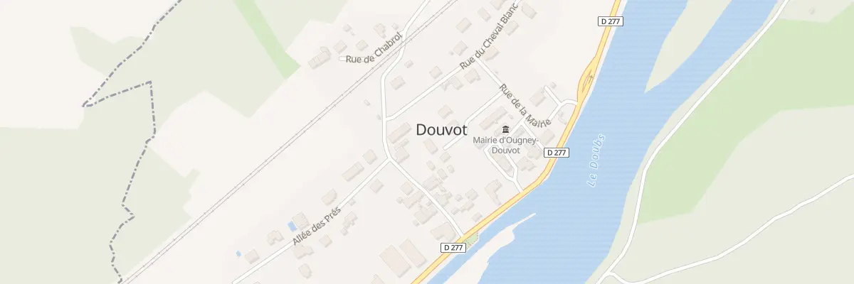Plan du 3 Imp des Sahus à Ougney-Douvot