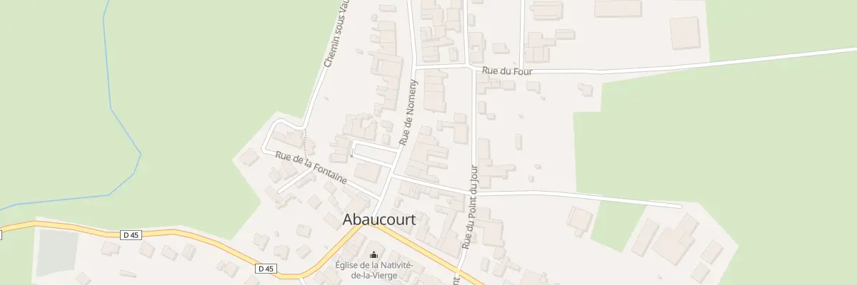 Plan du 15B Rue de Nomeny à Abaucourt