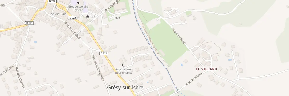 Plan du 5390 Les Eperrieres à Grésy-sur-Isère