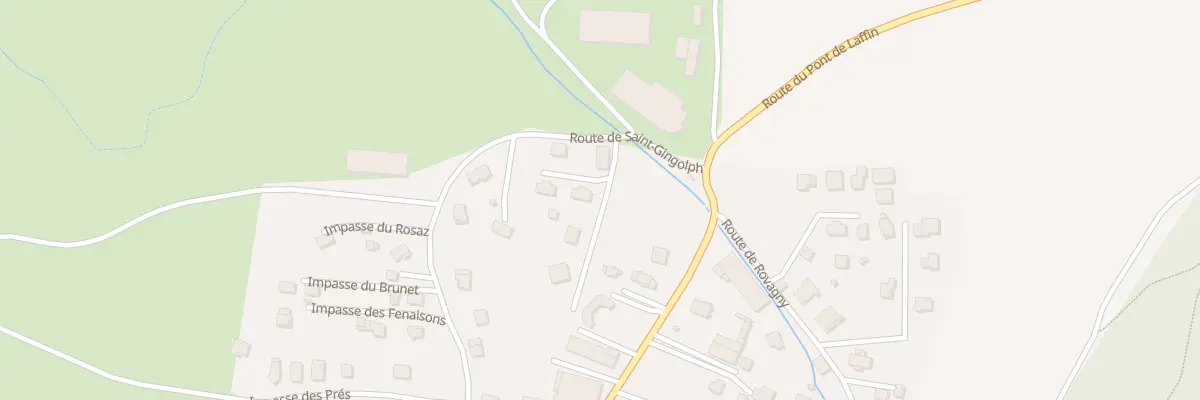 Plan du 33 Imp des Champs Montagny à Giez