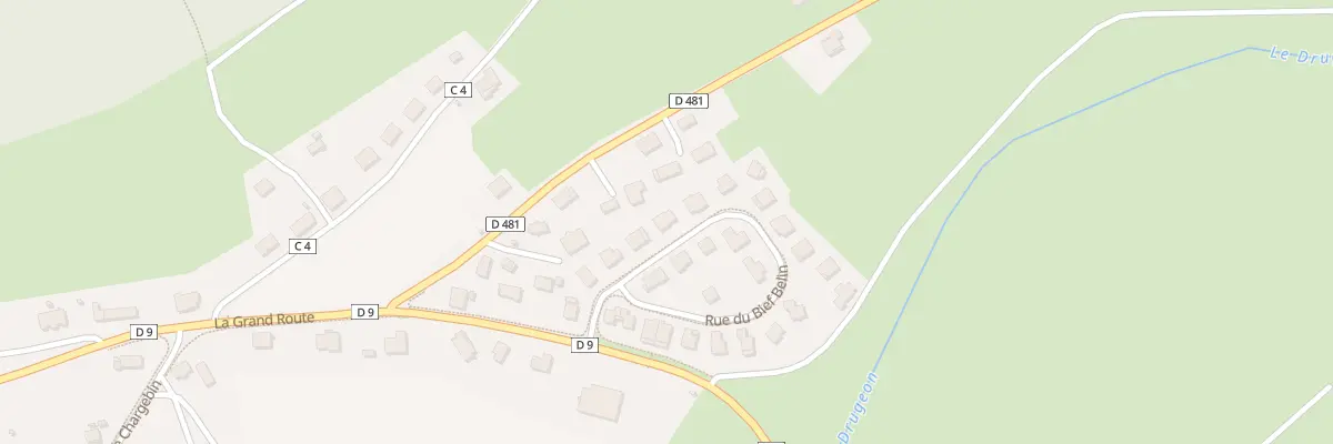 Plan du 9 Rue du Bief Belin à Vaux-et-Chantegrue