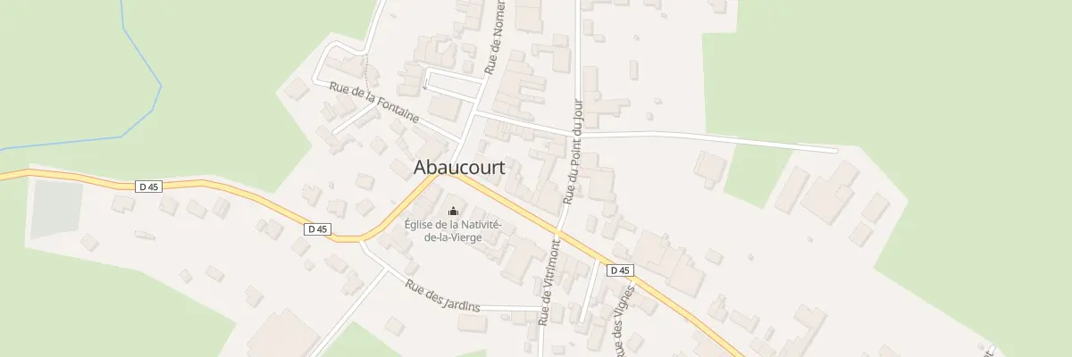 Plan du 4 Rue Grande Rue à Abaucourt